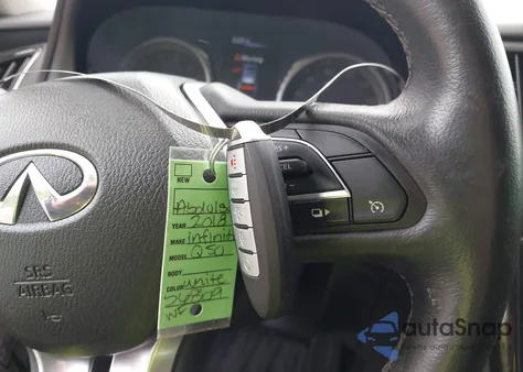 2018 Infiniti Q50 3.0T Luxe from USA, damaged, VIN JN1EV7AR1JM430534